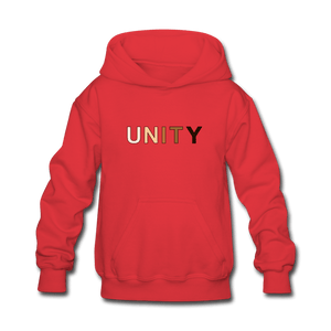 Unity Kids' Hoodie - red