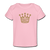 Crown Organic Baby T-Shirt - light pink