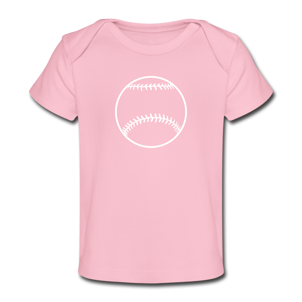 Baseball Organic Baby T-Shirt - dark navy