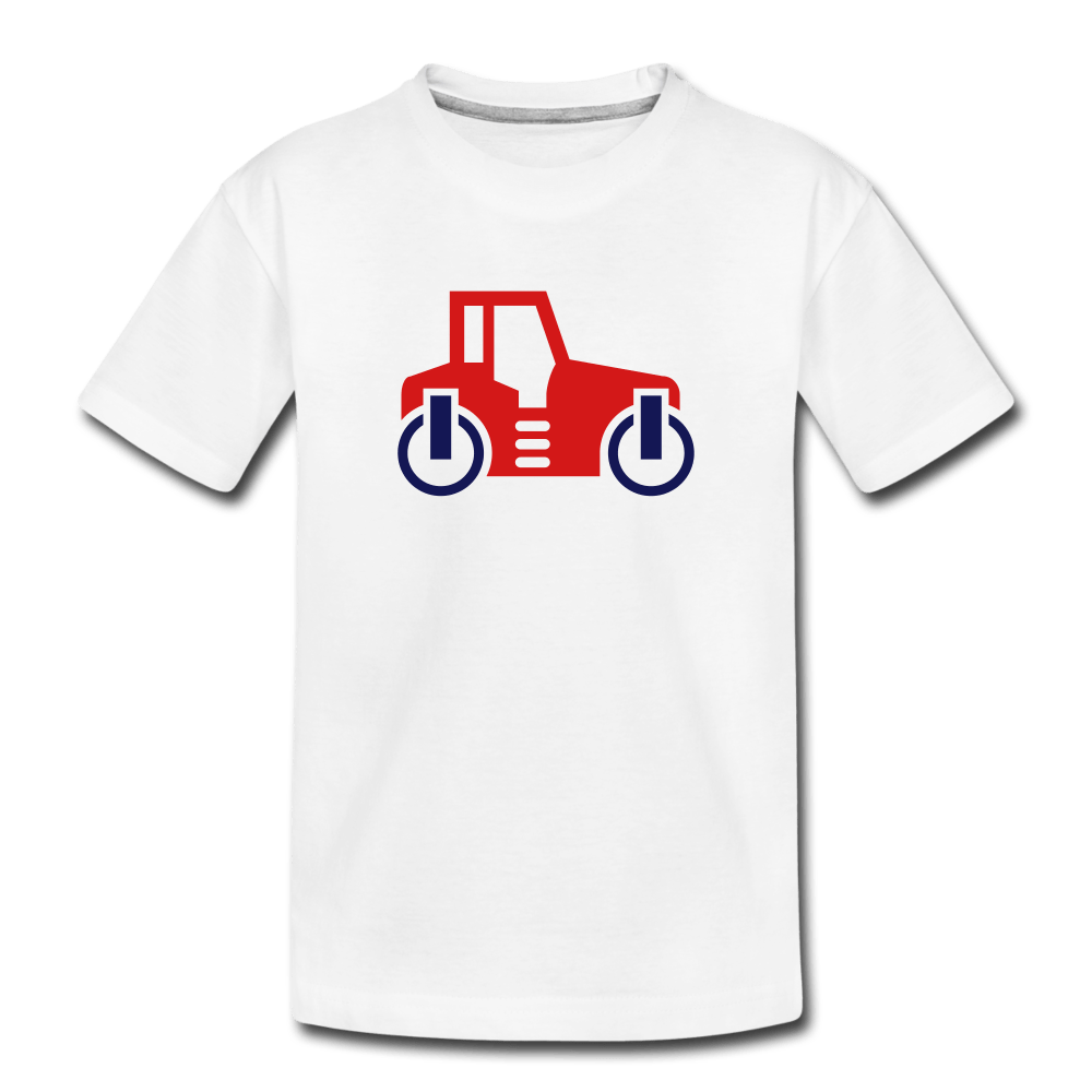 Red Car Toddler Premium T-Shirt - white