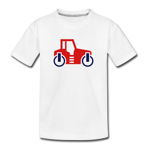 Red Car Toddler Premium T-Shirt - white