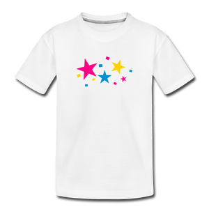 Stars Toddler Premium T-Shirt - white