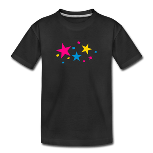 Stars Toddler Premium T-Shirt - black