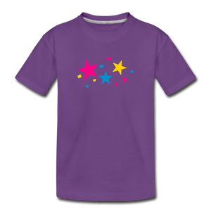 Stars Toddler Premium T-Shirt - purple