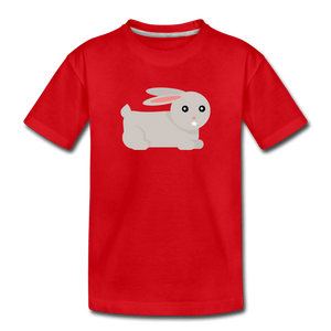 Bunny Toddler Premium T-Shirt - red