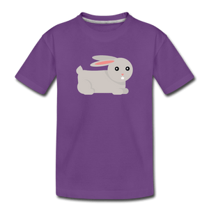 Bunny Toddler Premium T-Shirt - purple
