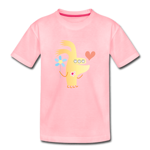 Girl Moster Toddler Premium T-Shirt - pink