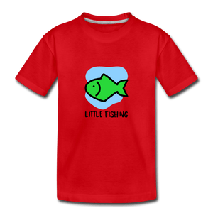 Fishing Toddler Premium T-Shirt - red