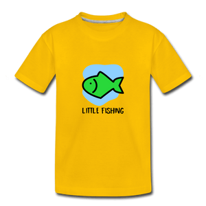 Fishing Toddler Premium T-Shirt - sun yellow