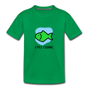 Fishing Toddler Premium T-Shirt - kelly green