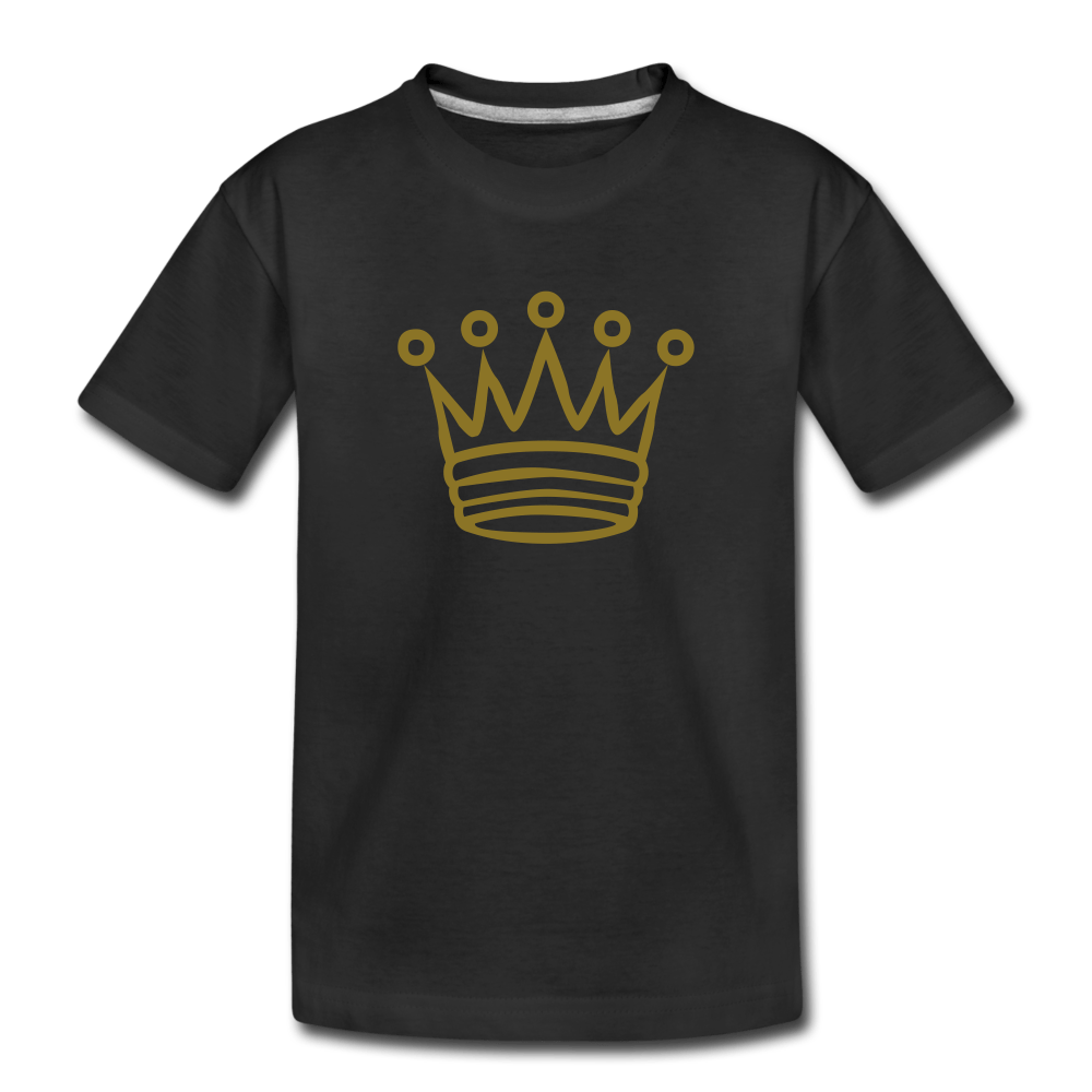 Crown Toddler Premium T-Shirt - black