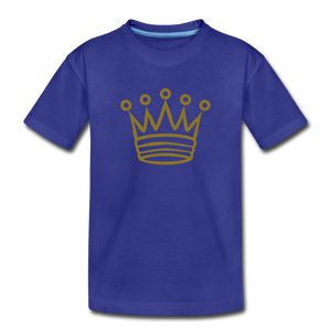 Crown Toddler Premium T-Shirt - royal blue