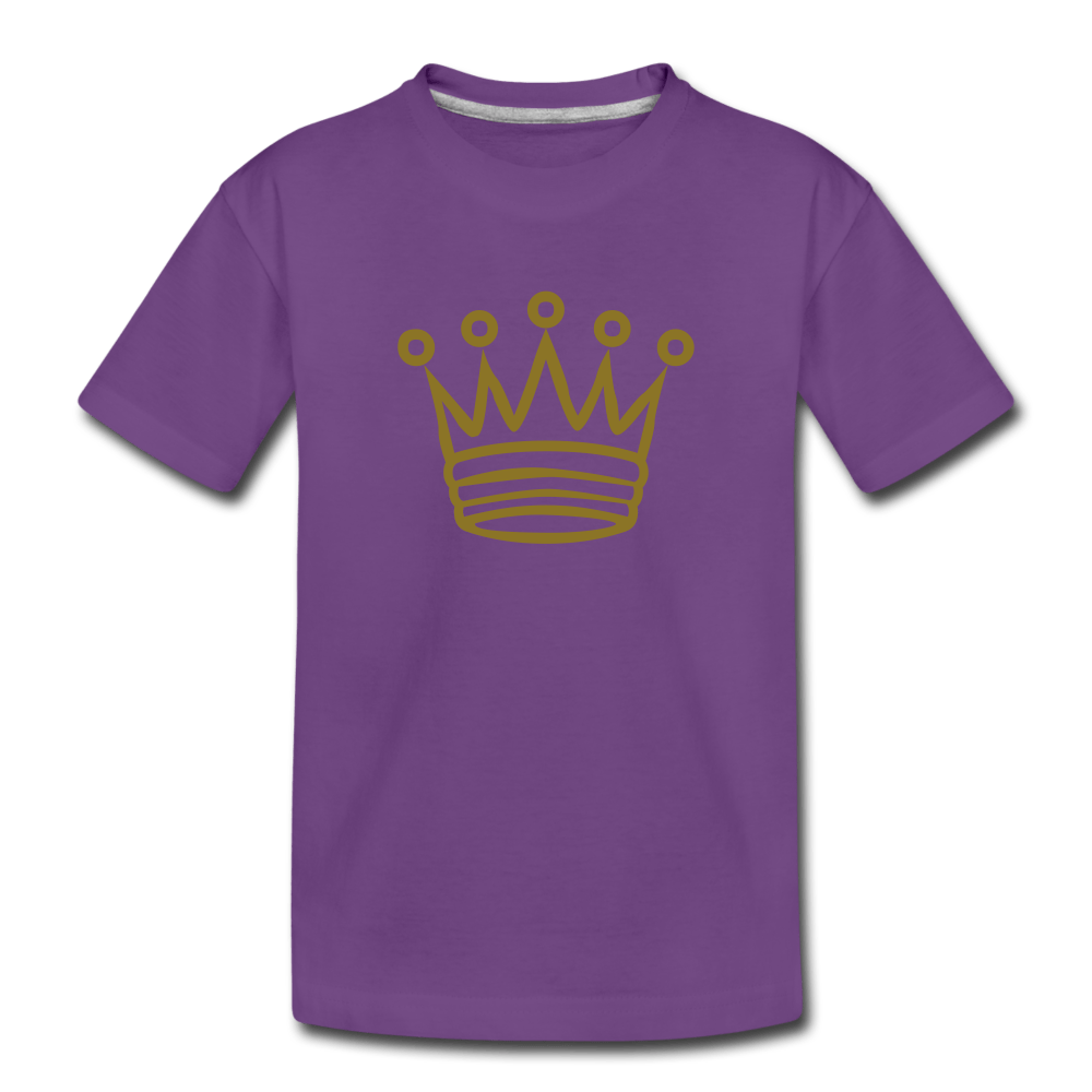 Crown Toddler Premium T-Shirt - black