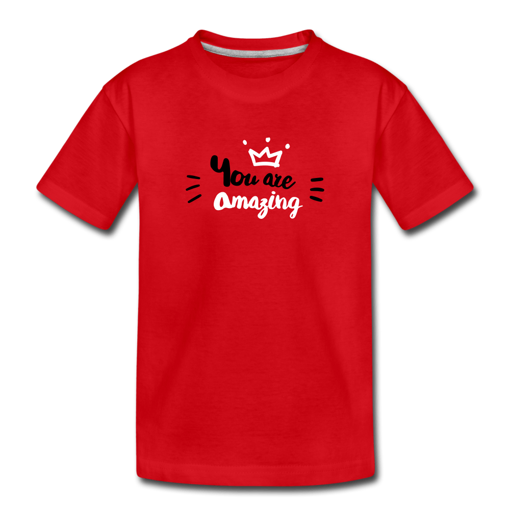 Amazing Toddler Premium T-Shirt - red