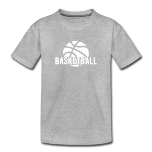 Basketball Toddler Premium T-Shirt - heather gray