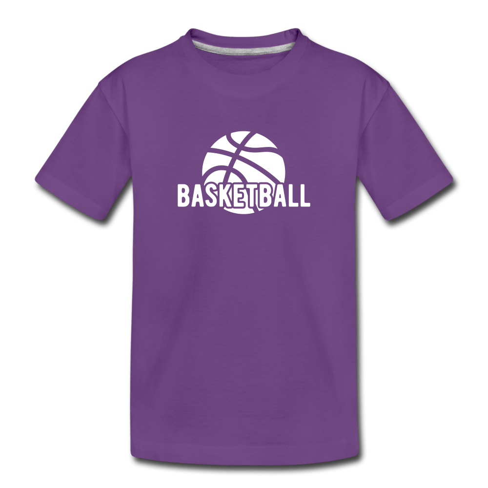Basketball Toddler Premium T-Shirt - charcoal gray