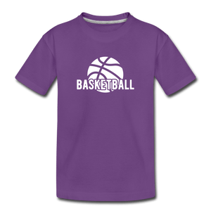 Basketball Toddler Premium T-Shirt - purple