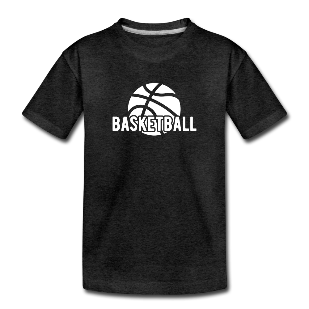 Basketball Toddler Premium T-Shirt - charcoal gray
