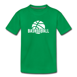 Basketball Toddler Premium T-Shirt - kelly green