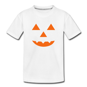 Pumpkin Toddler Premium T-Shirt - white