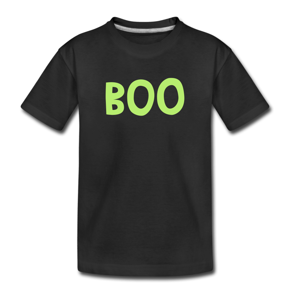 Boo Toddler Premium T-Shirt - black