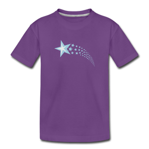 Shooting Star Toddler Premium T-Shirt - purple