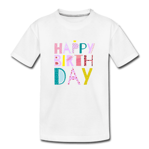 HBD Toddler Premium T-Shirt - white
