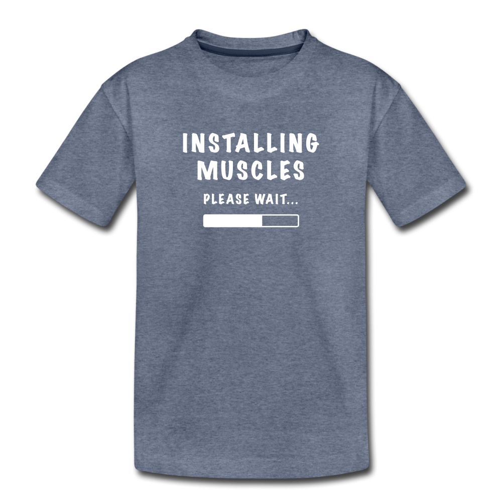 Installing Muscles Toddler Premium T-Shirt - royal blue