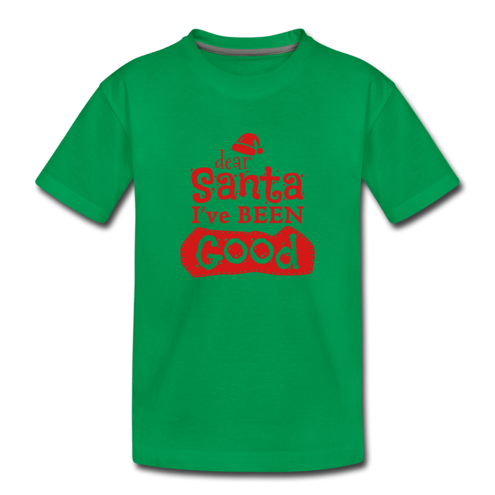 Dear Santa Toddler Premium T-Shirt - kelly green