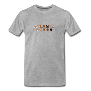 Atlanta Fist Men's Premium T-Shirt - heather gray