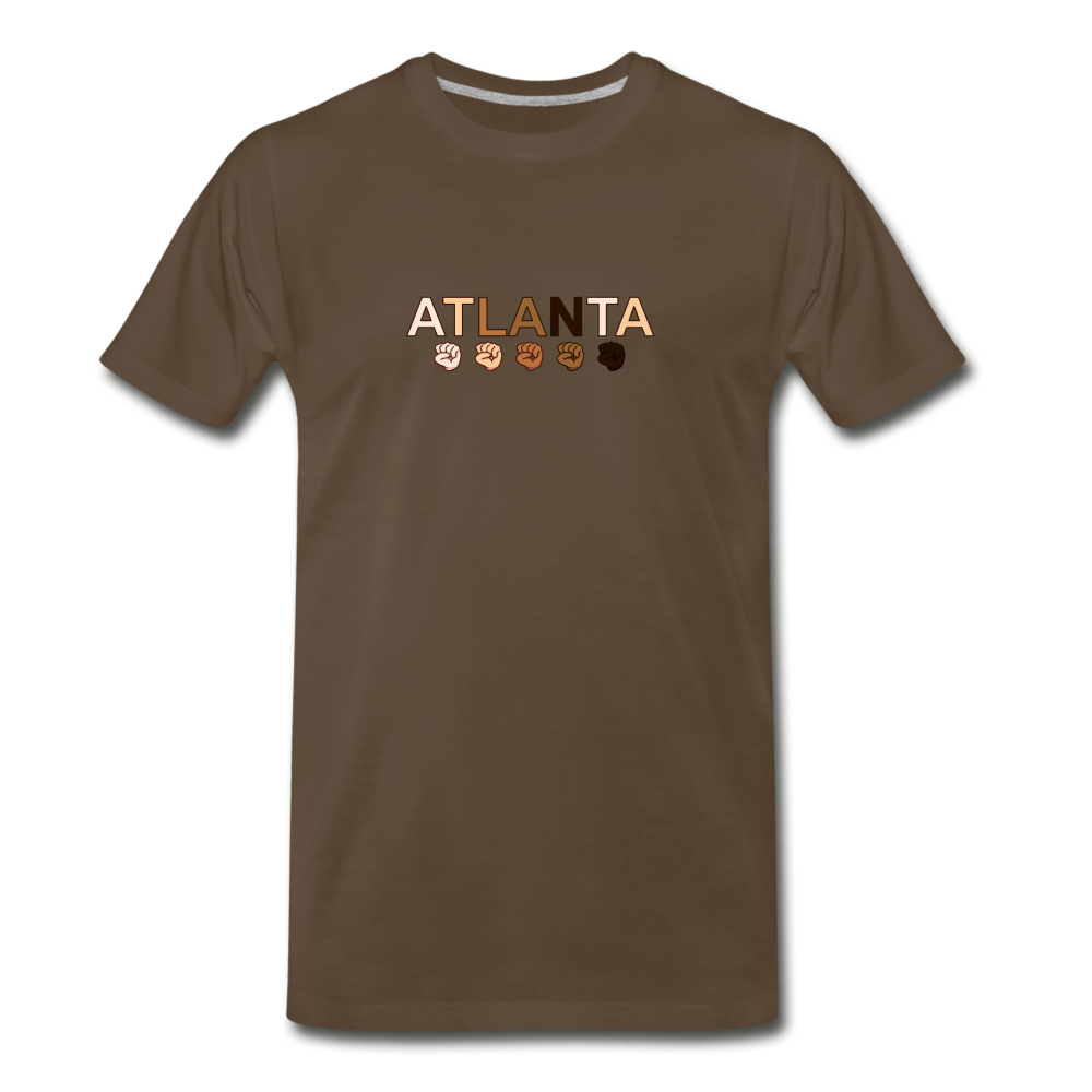 Atlanta Fist Men's Premium T-Shirt - white