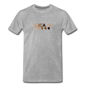 Chicago Men's Premium T-Shirt - heather gray