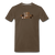 Los Angeles Fist Men's Premium T-Shirt - noble brown