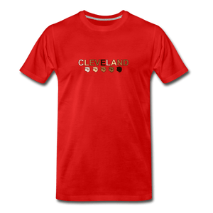Cleveland Men's Premium T-Shirt - red
