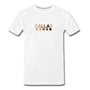 Dallas Fist Men's Premium T-Shirt - white