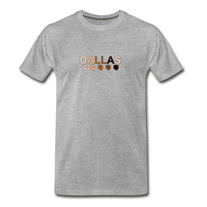 Dallas Fist Men's Premium T-Shirt - heather gray