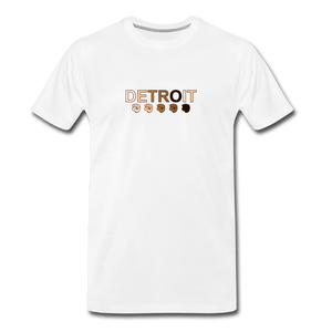 Detroit Men's Premium T-Shirt - white