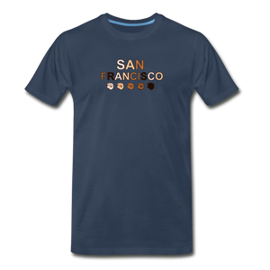 SF Fist Men's Premium T-Shirt - navy