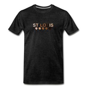 St Louis Men's Premium T-Shirt - charcoal gray