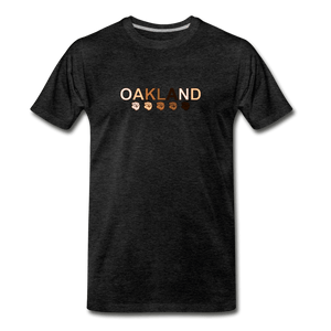 Oakland Men's Premium T-Shirt - charcoal gray
