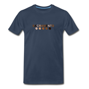 Sac Fist Men's Premium T-Shirt - navy