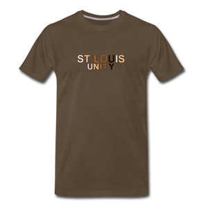 St Louis Men's Premium T-Shirt - noble brown