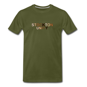 Stockton Unity Men's Premium T-Shirt - olive green