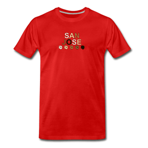 SJ Fist Men's Premium T-Shirt - red