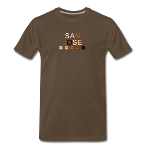 SJ Fist Men's Premium T-Shirt - noble brown
