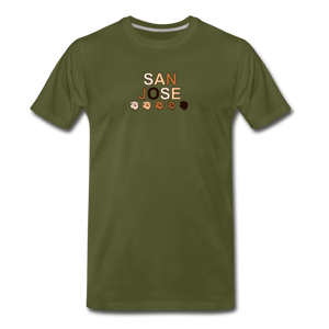 SJ Fist Men's Premium T-Shirt - olive green