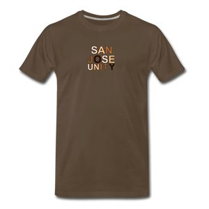 SJ Unity Men's Premium T-Shirt - noble brown