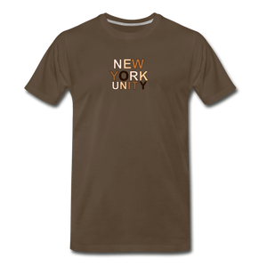 NYC Unity Men's Premium T-Shirt - noble brown