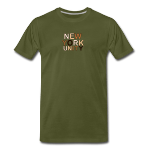 NYC Unity Men's Premium T-Shirt - olive green