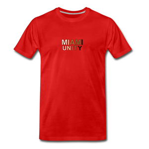 Miami Unity Men's Premium T-Shirt - red